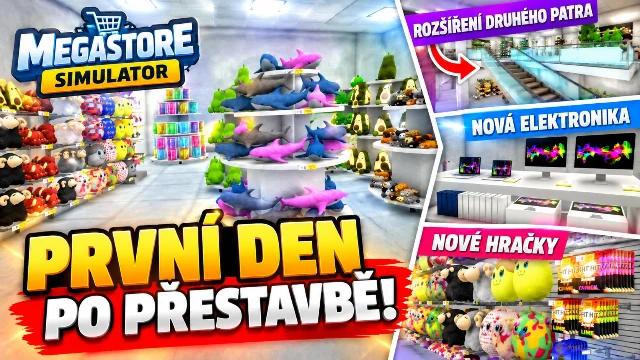 Megastore simulator - miniatura z prvního dne po přestavbě
